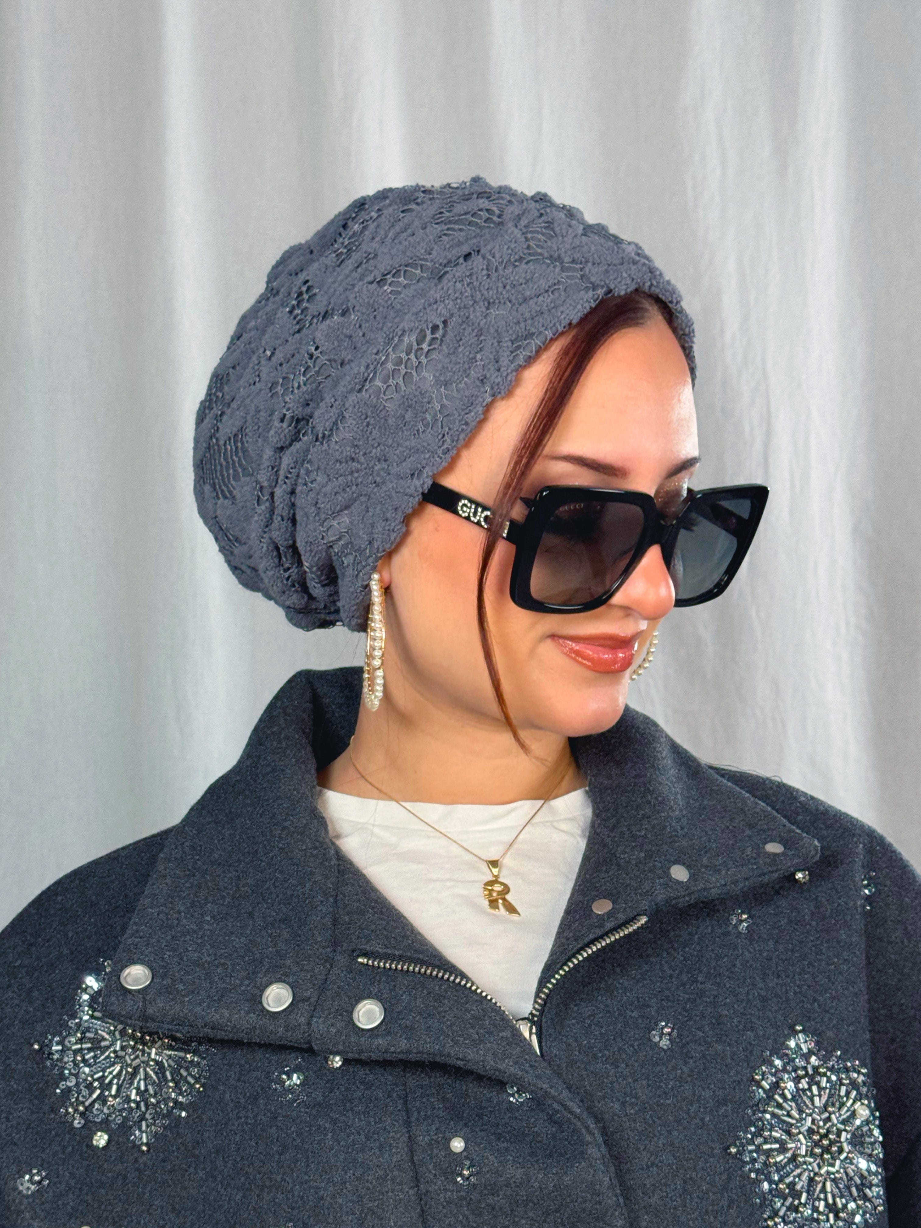 Beanie Knit - Greyish Blue