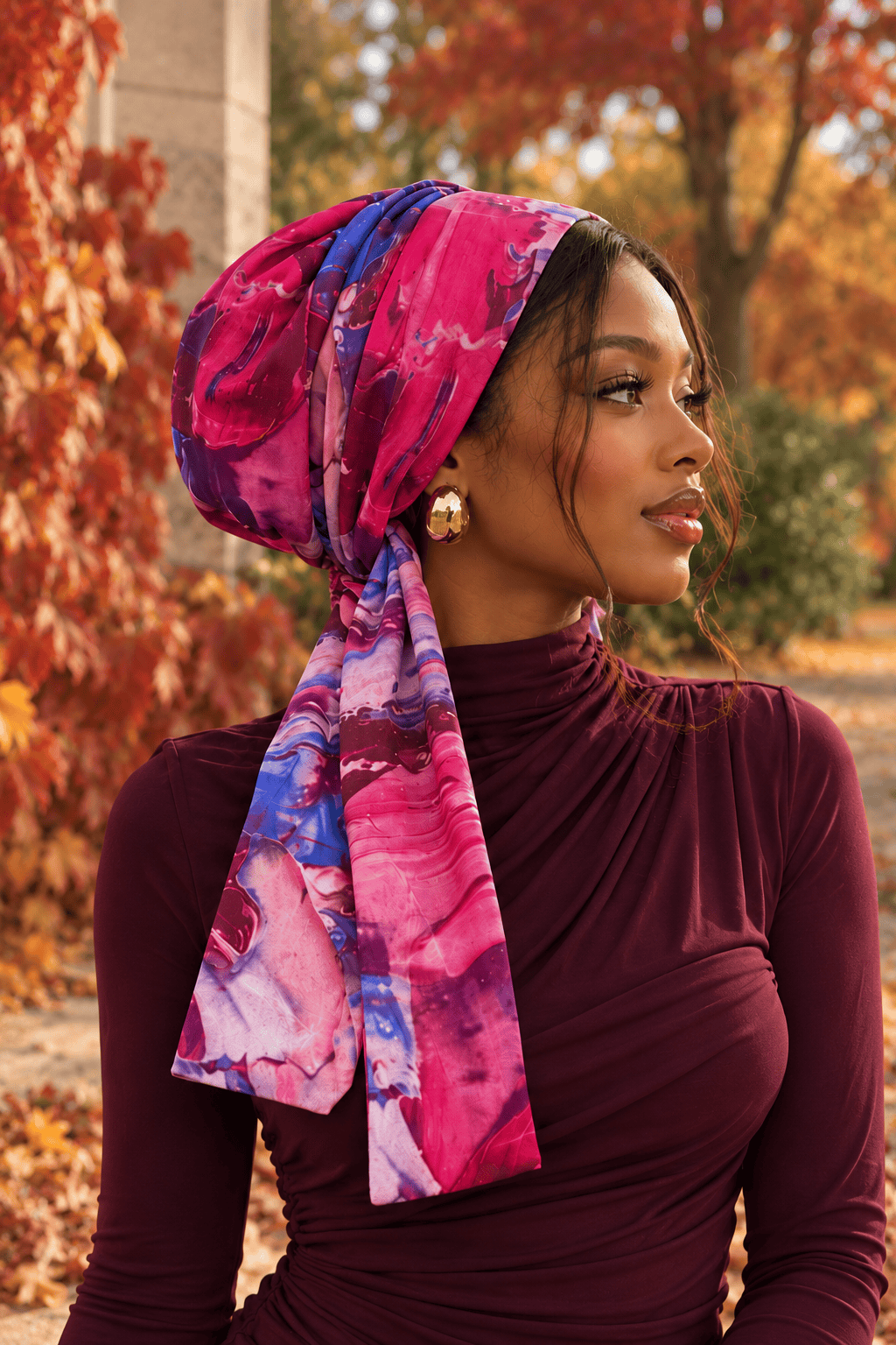 Beanie Wrap Tulle - Colourful