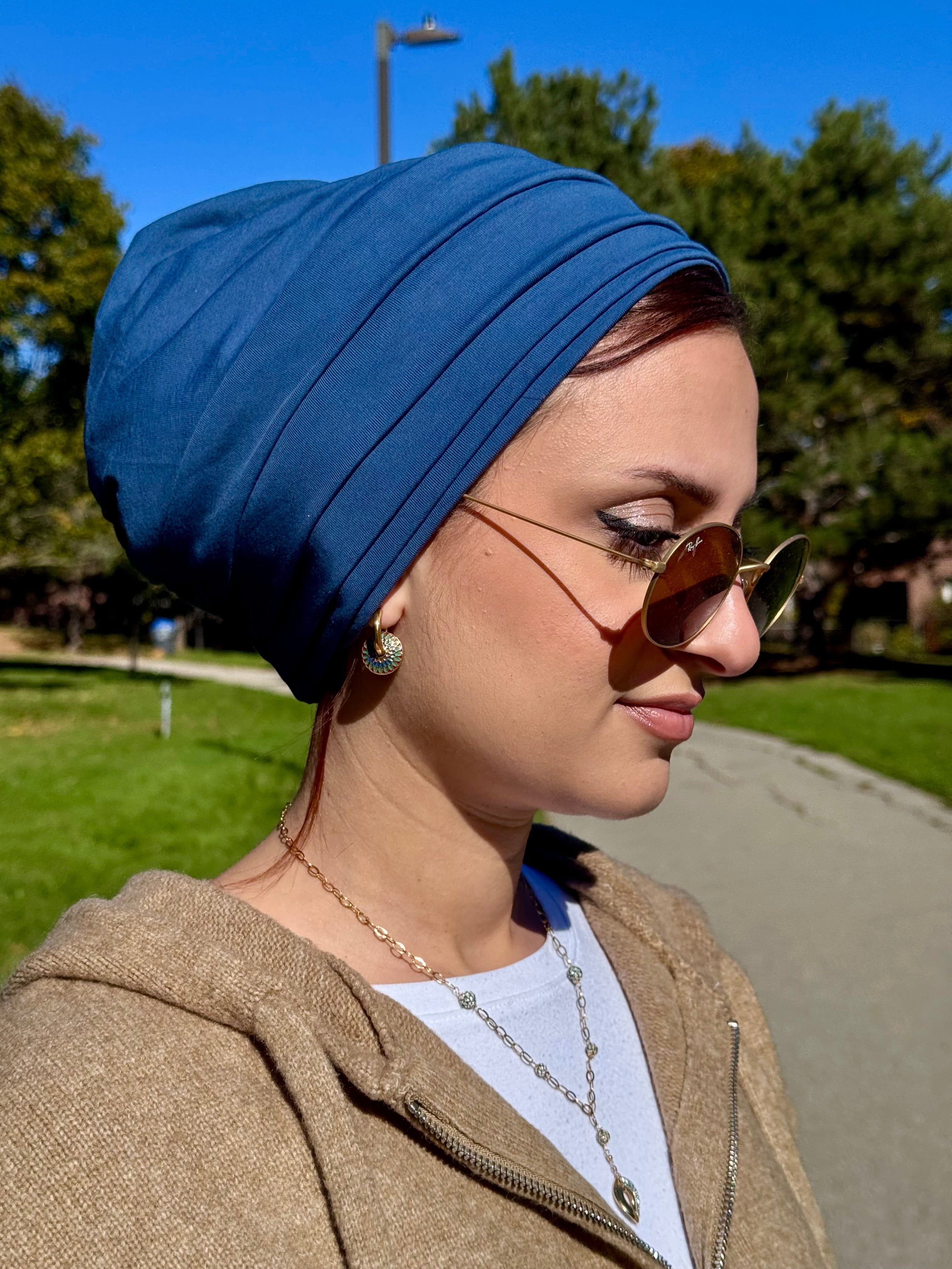 Beanie 2 pieces Jersey Set - Blue Teal