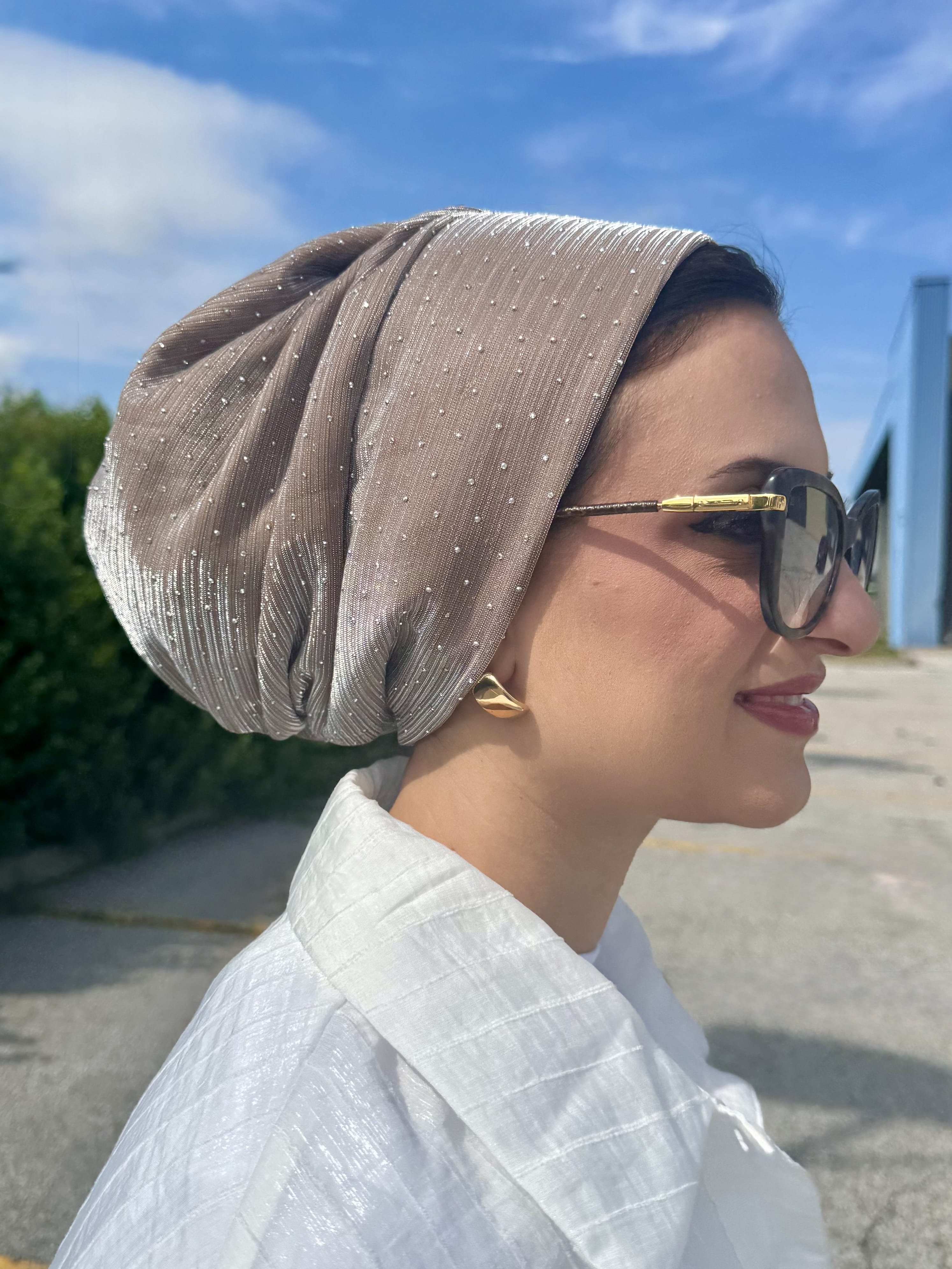Beanie Shimmer - Khaki