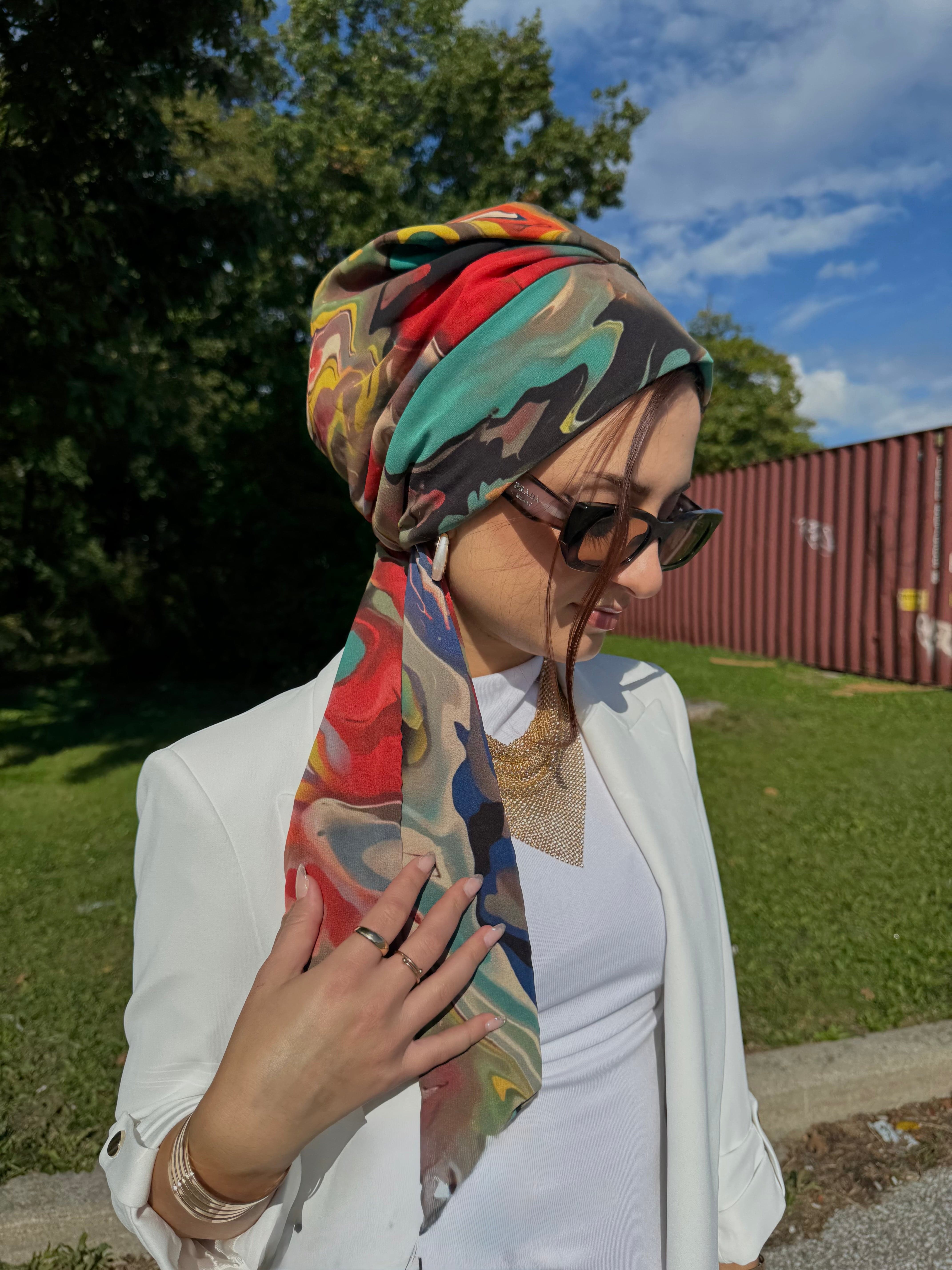 Beanie Wrap Chiffon - Fall