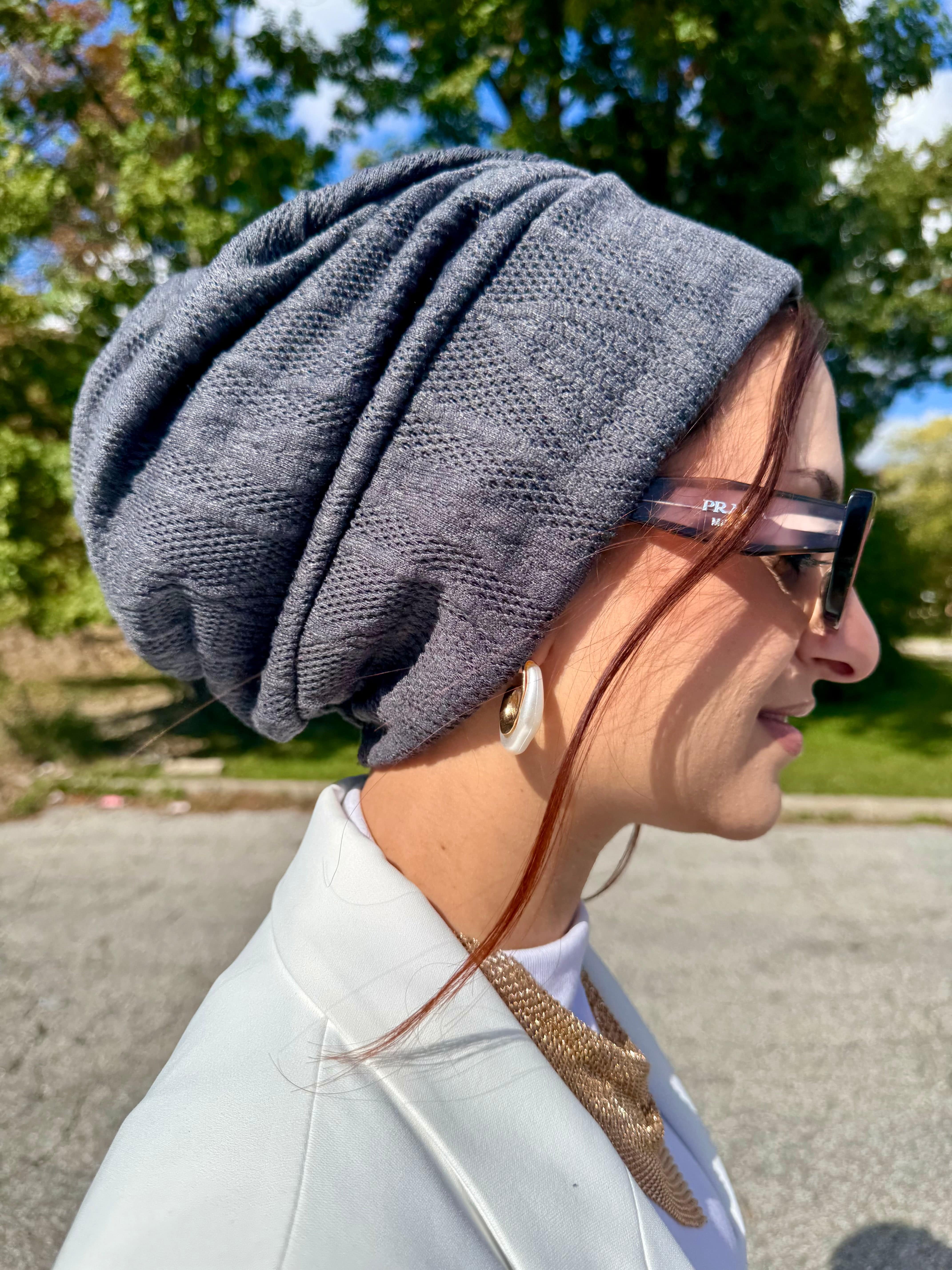 Beanie Knit - Grey