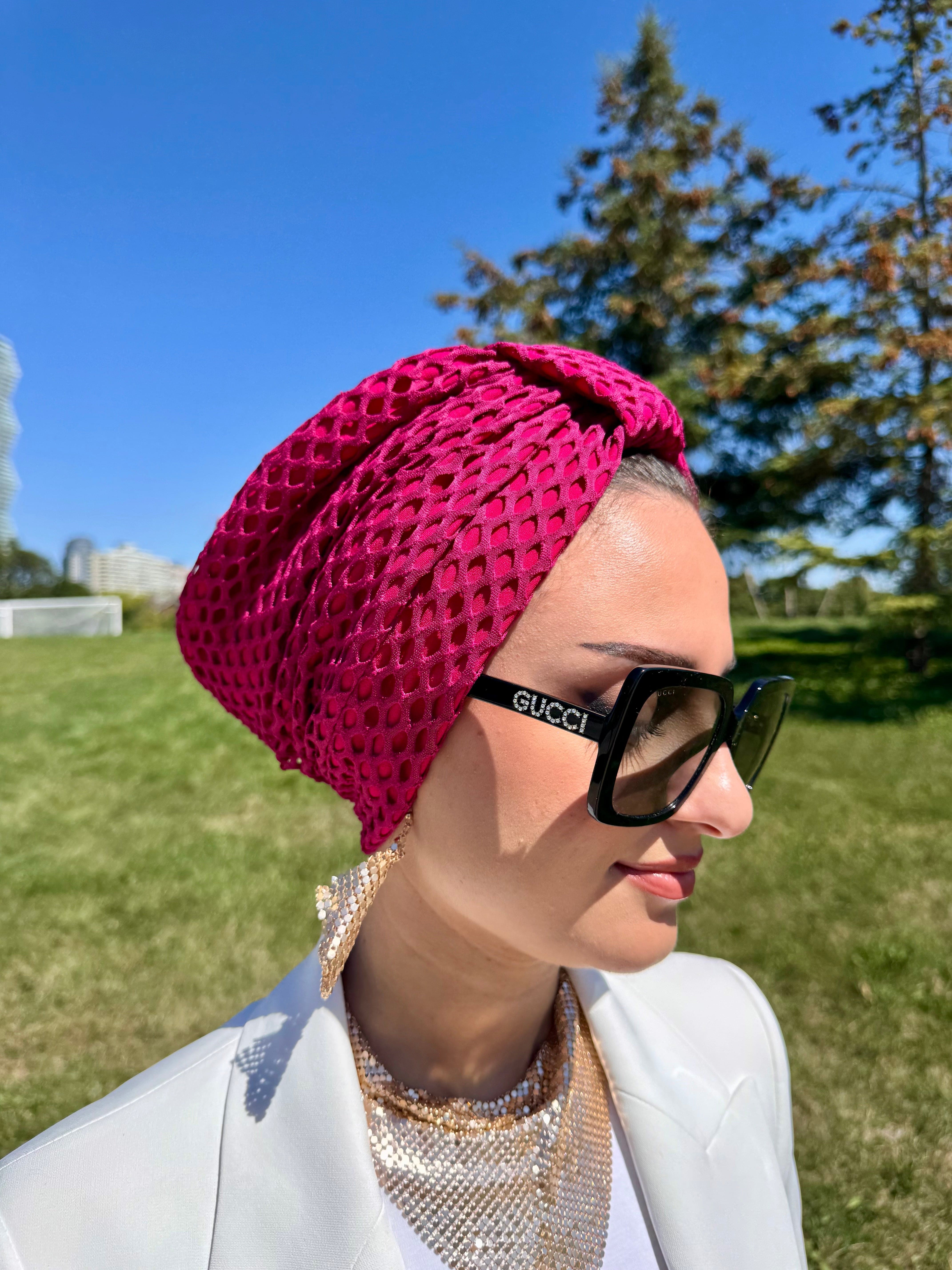 Turban Knit - Fuchsia