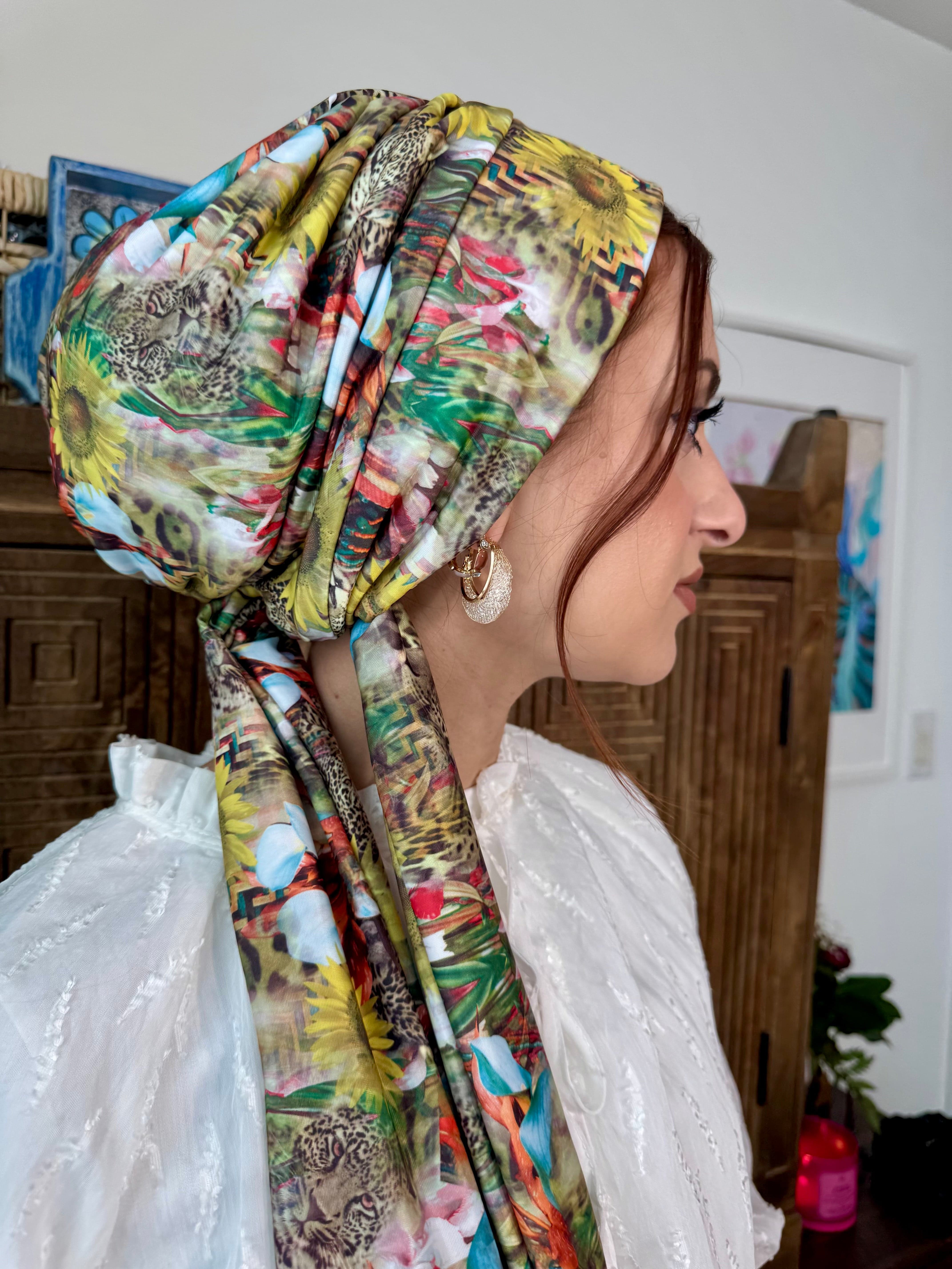 Beanie Wrap Light Jersey - Sunflower