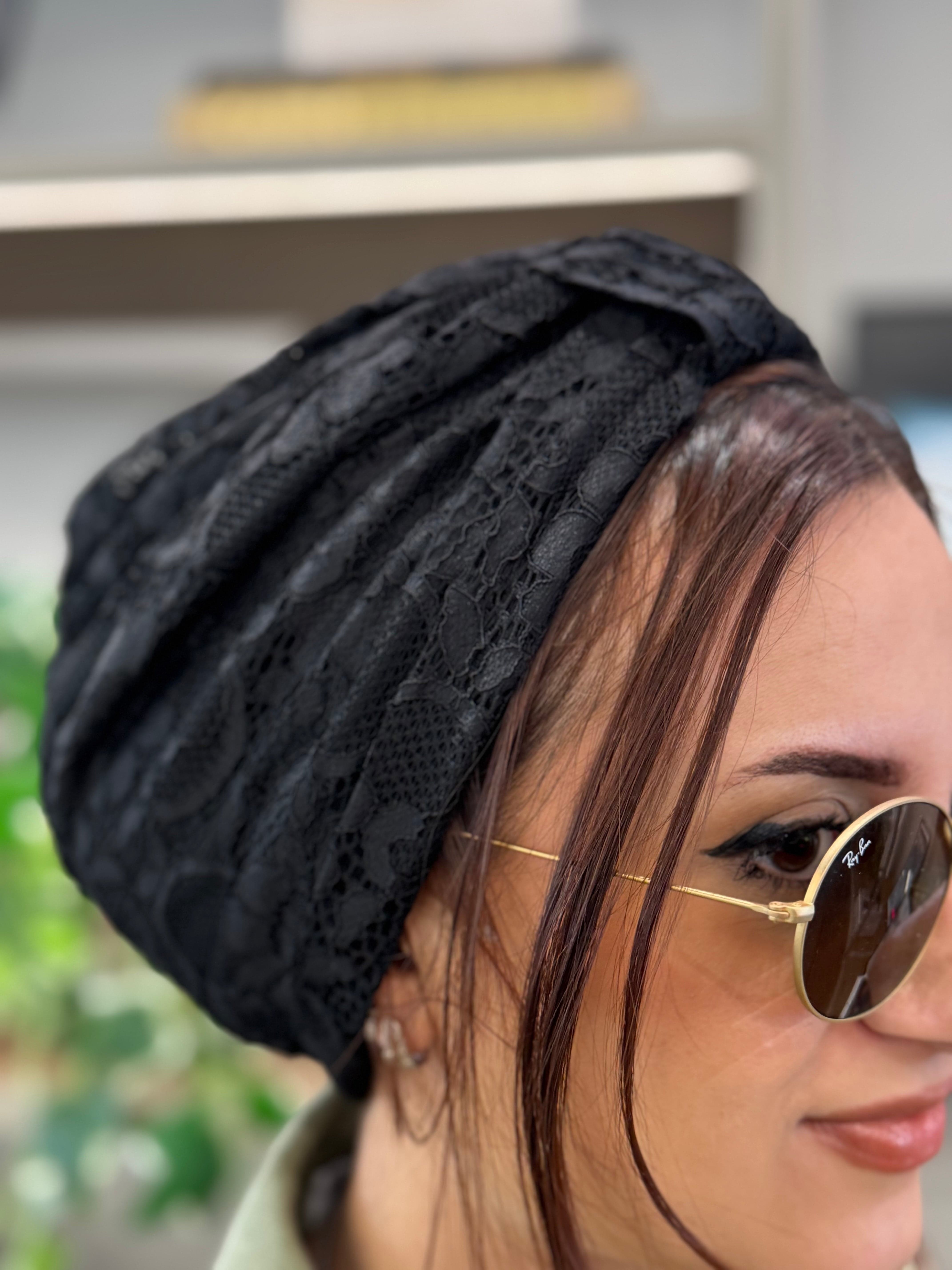 Turban Basic Lace - Black