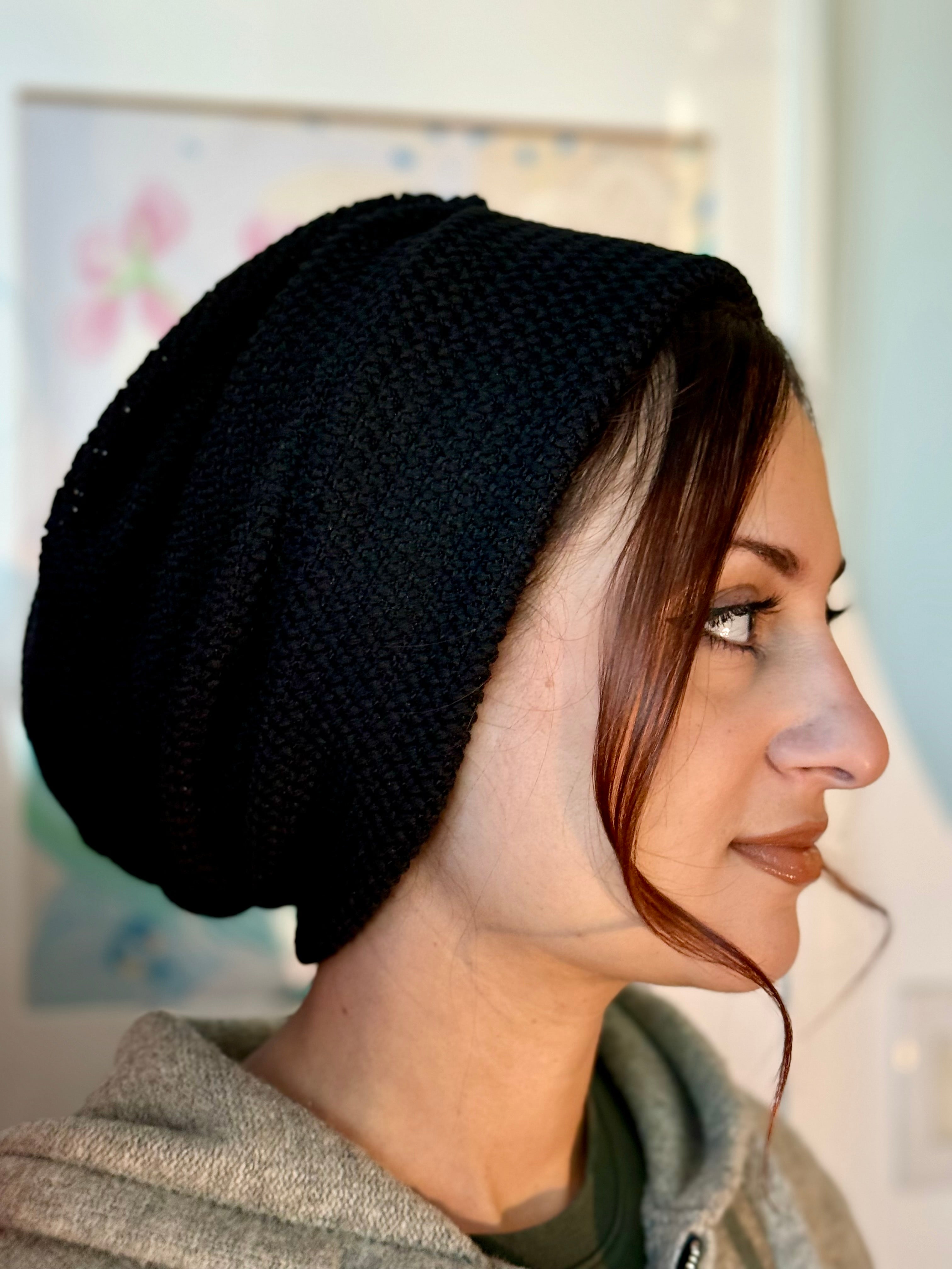 Beanie Knit - IlBlack