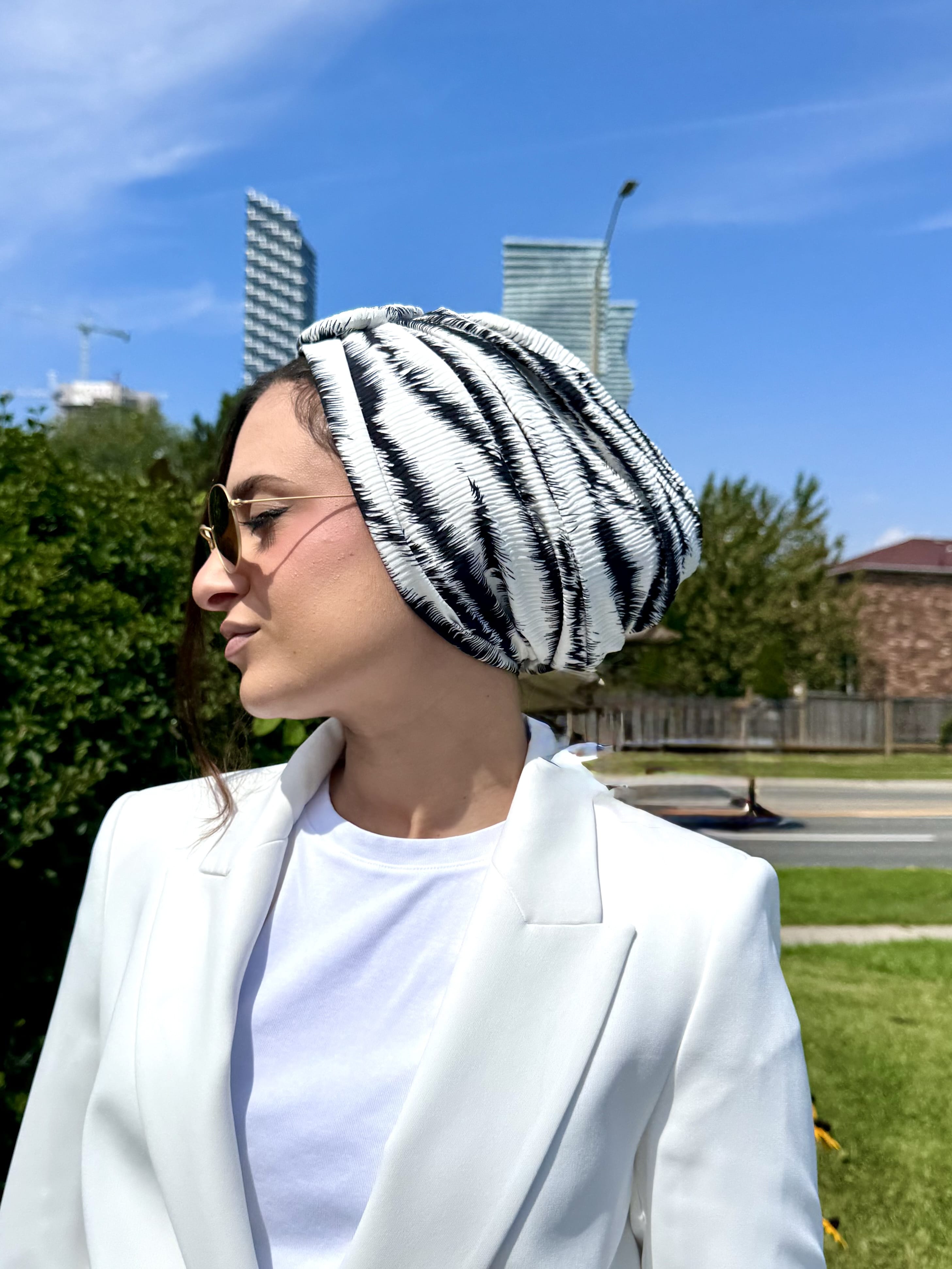 Beanie Ring - Zebra