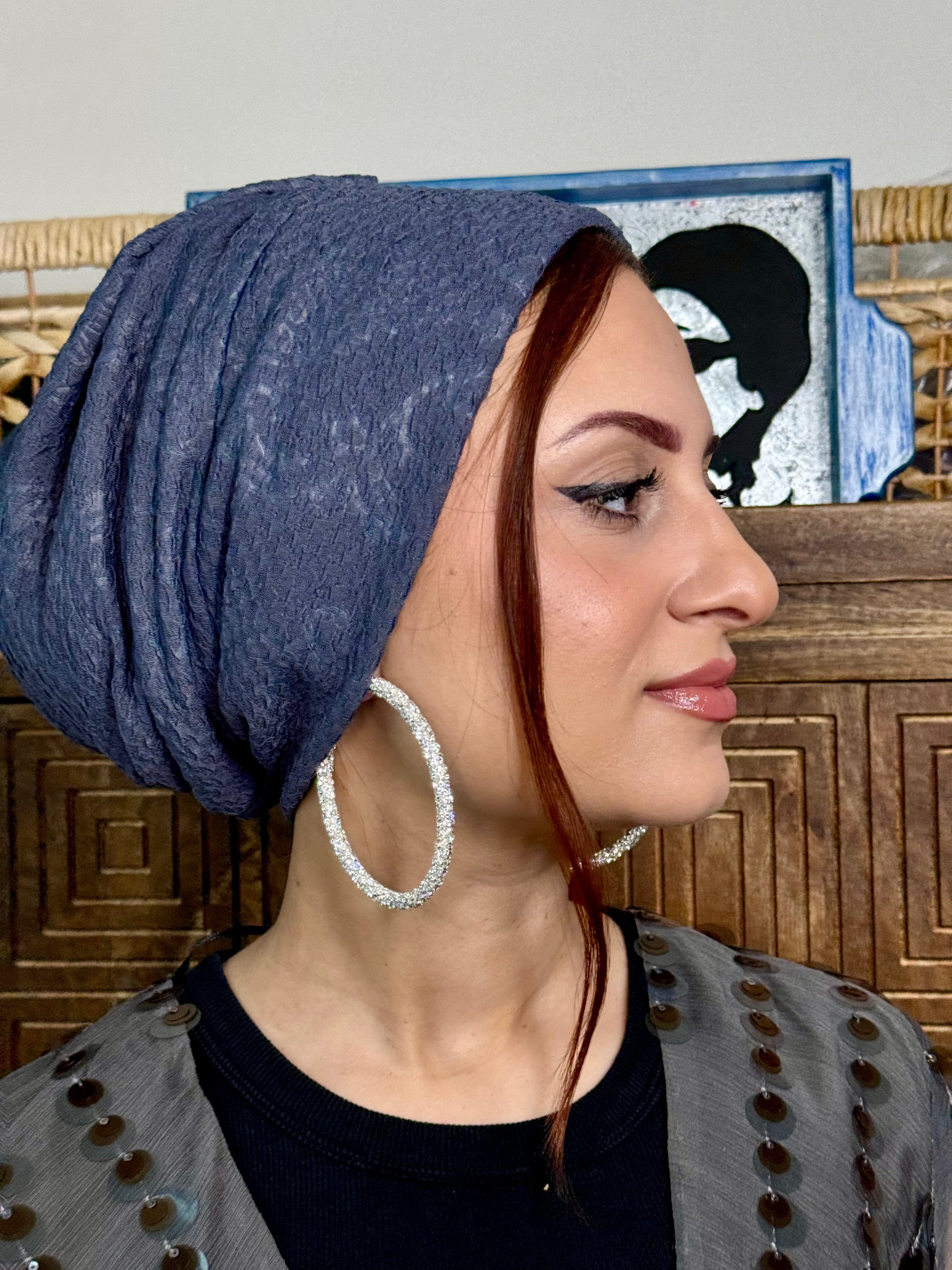 Beanie Printed - Dark Grey