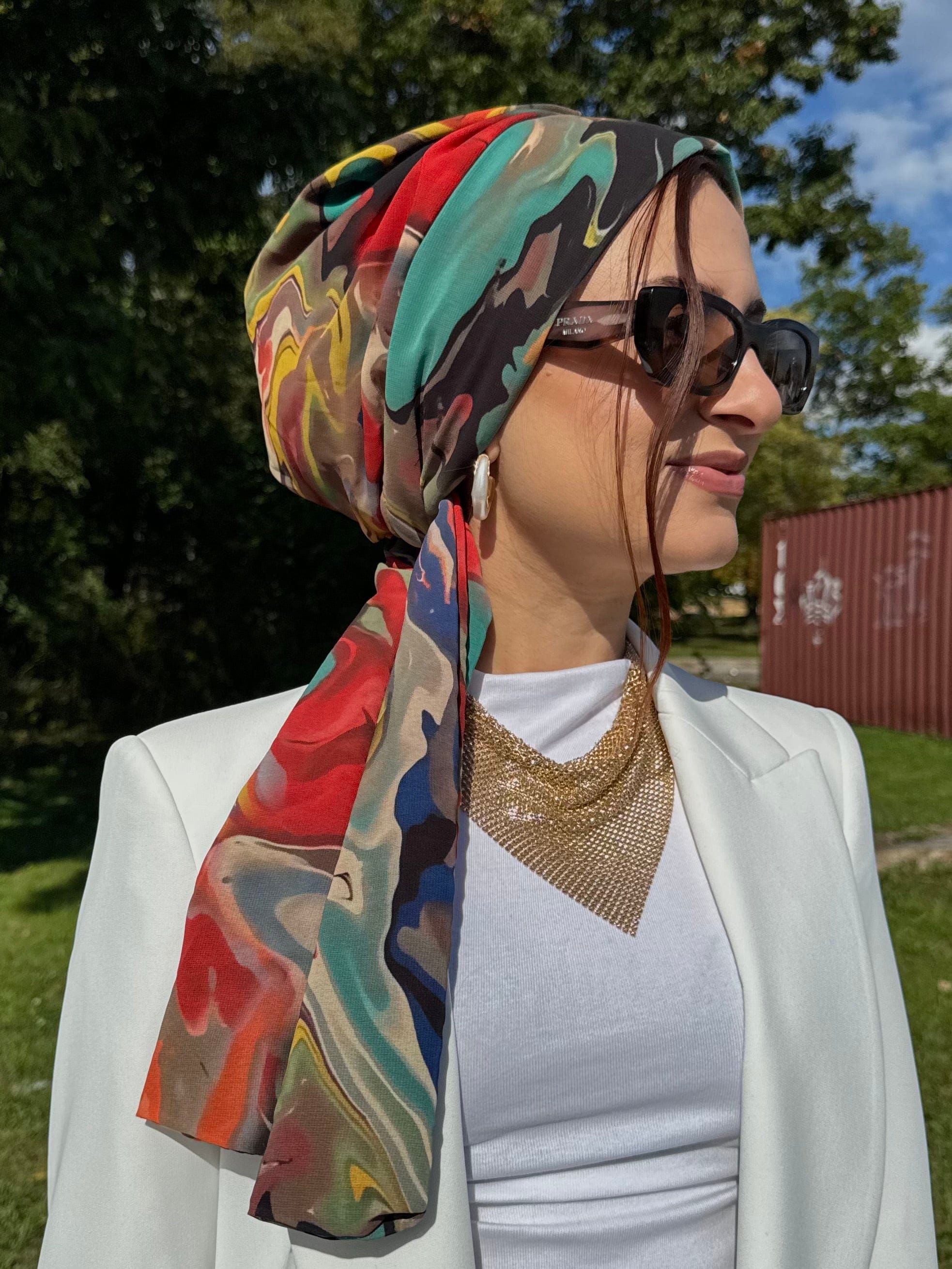 Beanie Wrap Chiffon - Fall