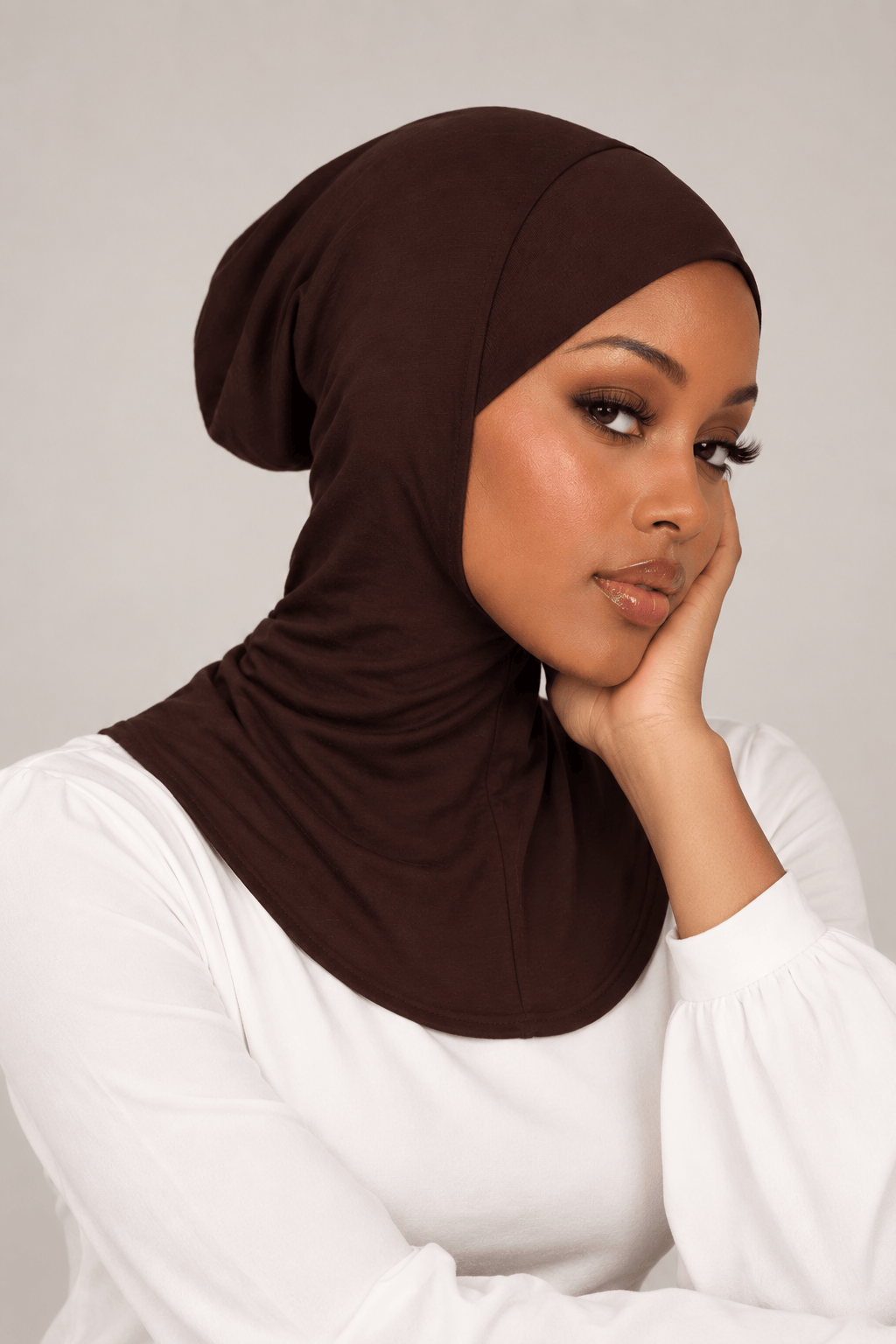 Turban Undercap - Chocolate Brown