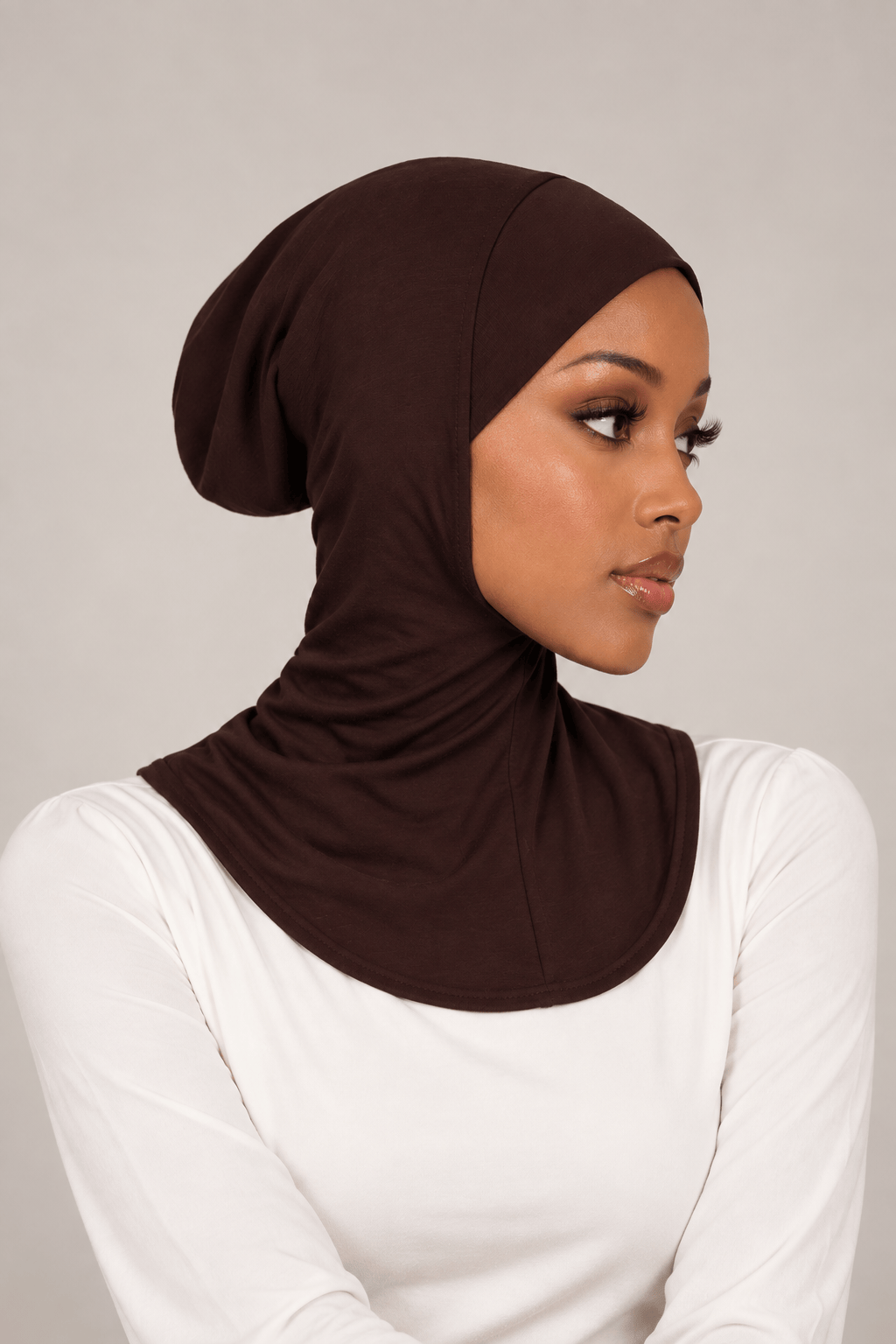 Turban Undercap - Chocolate Brown