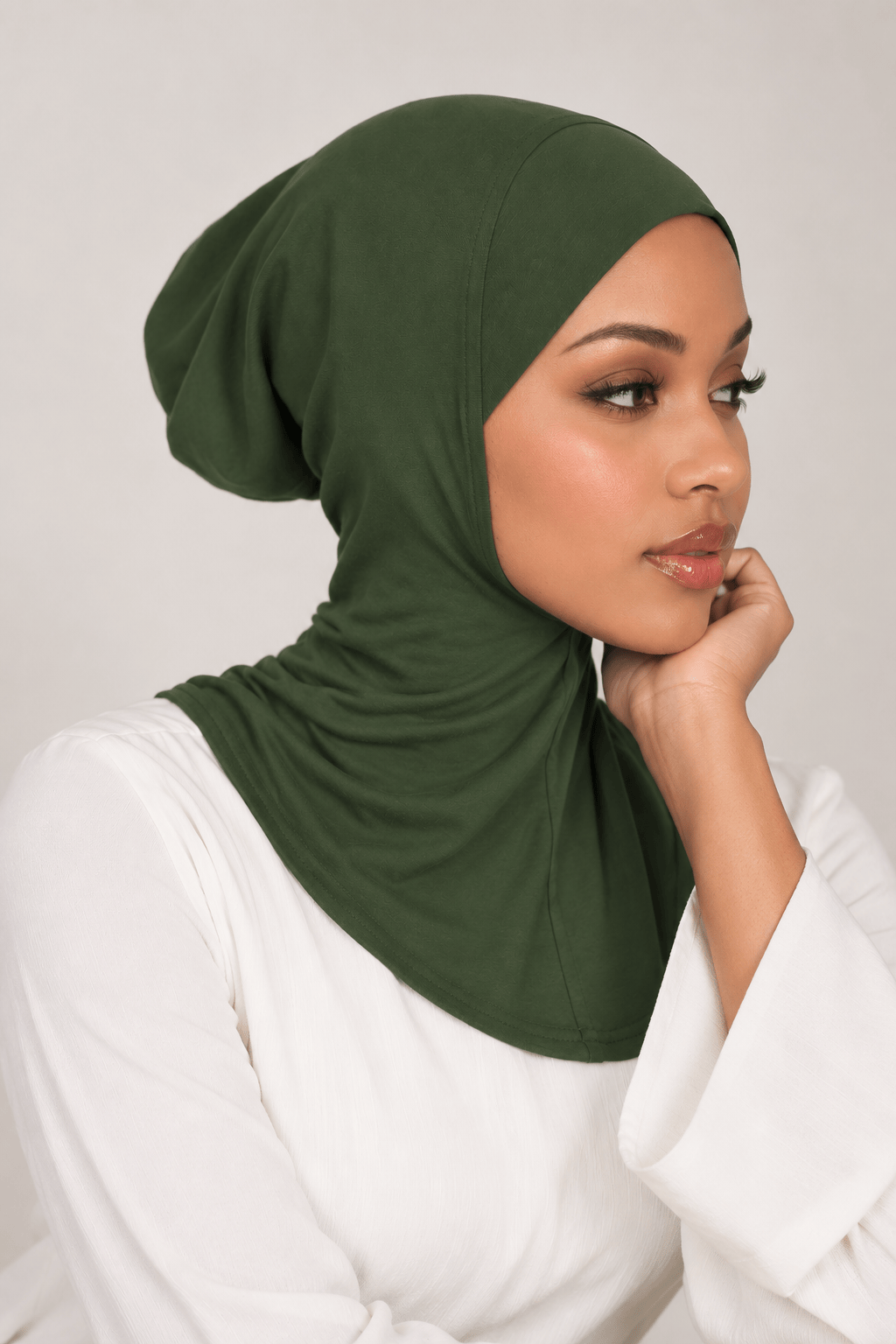 Turban Undercap - Olive Green