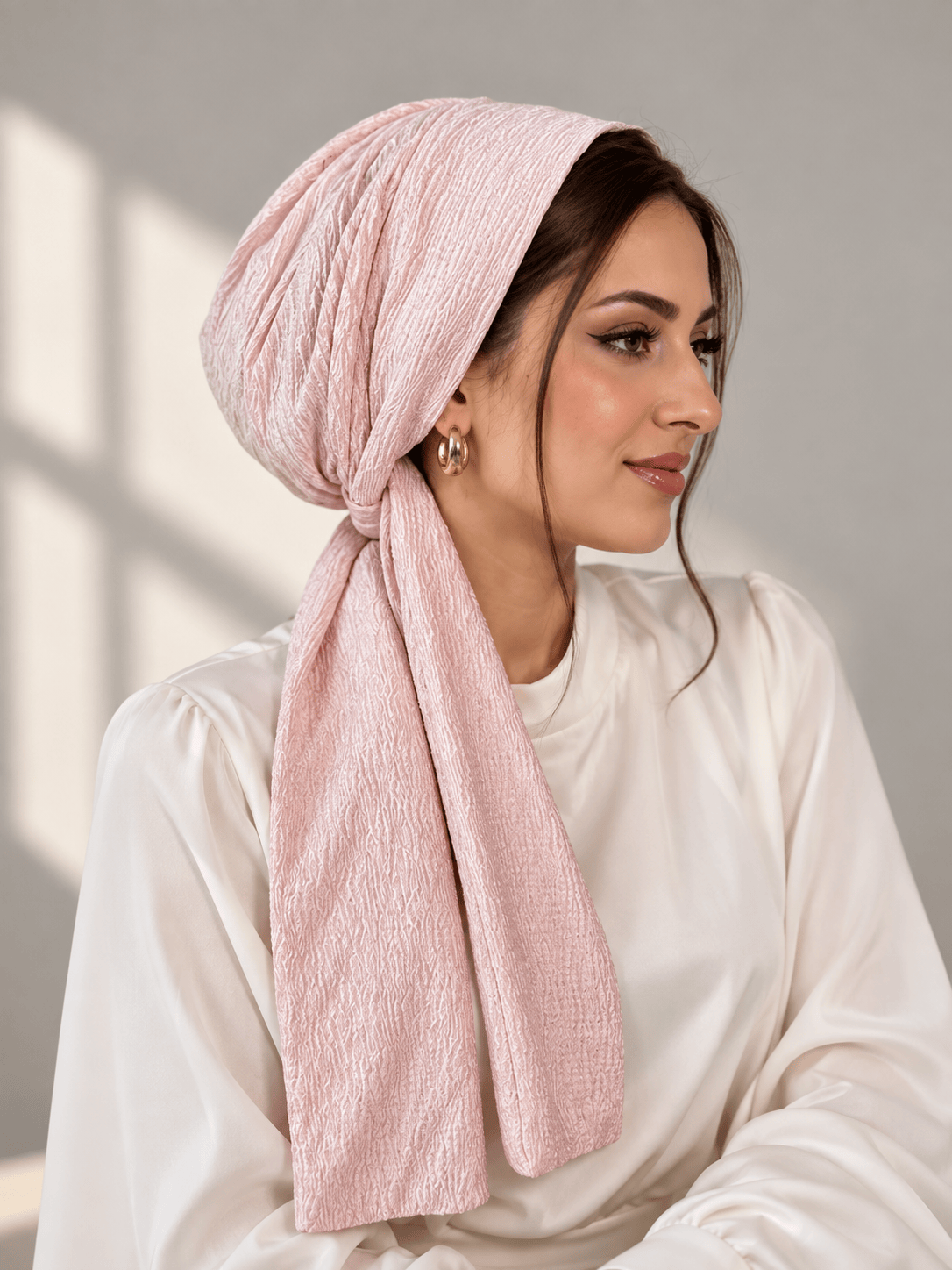 Beanie Wrap - Peach