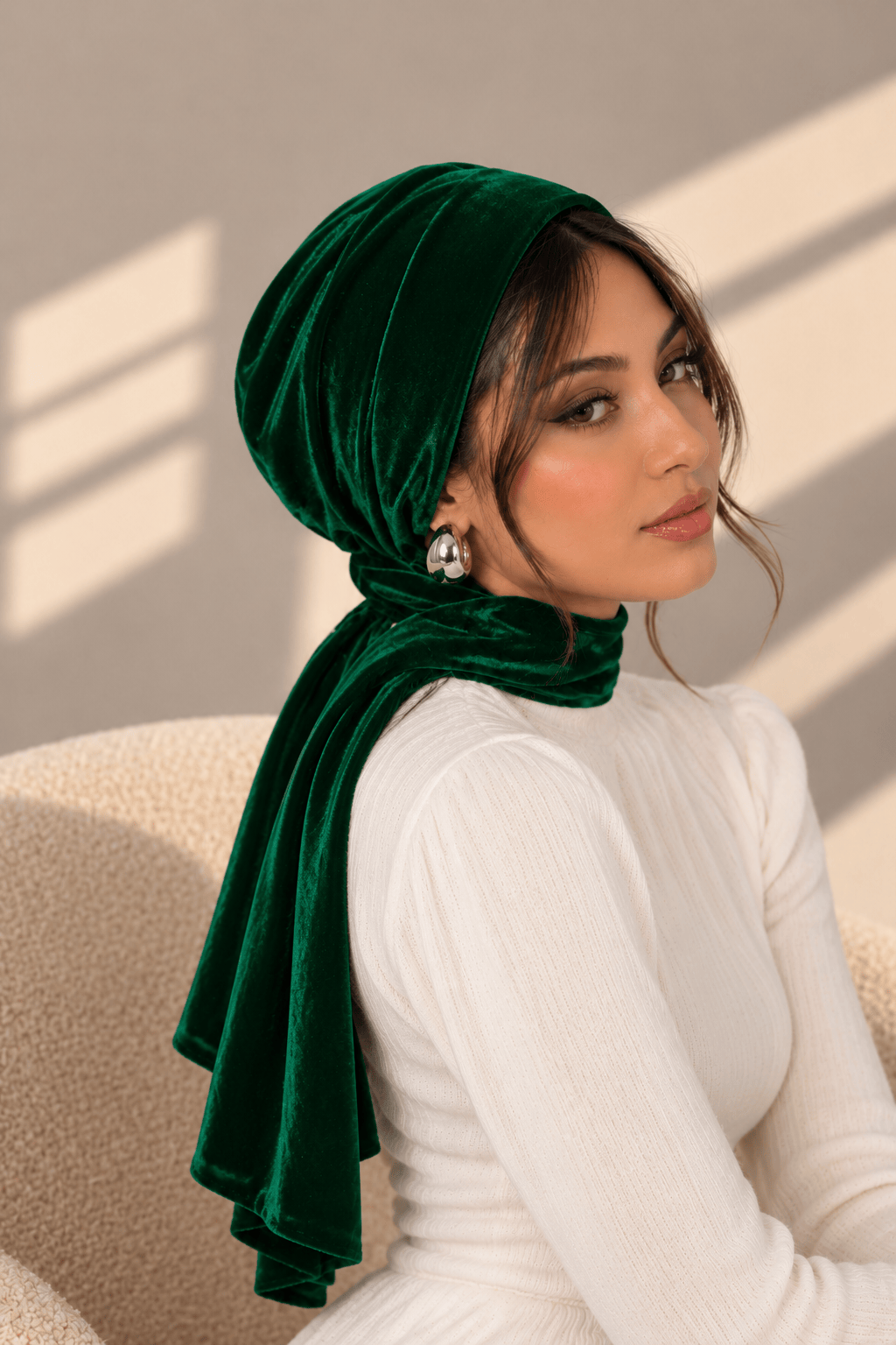 Beanie Velvet Straps - Evergreen
