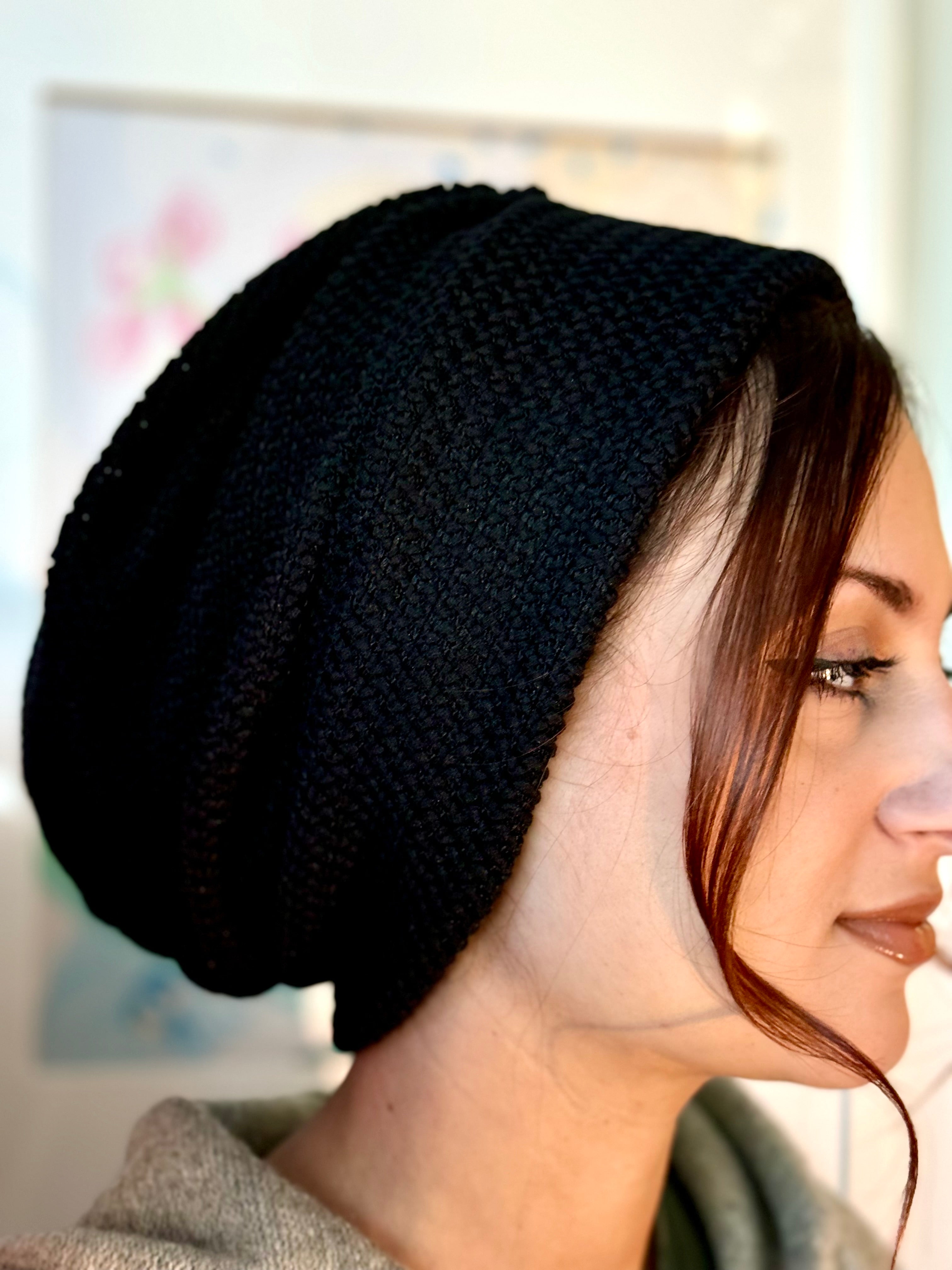 Beanie Knit - IlBlack