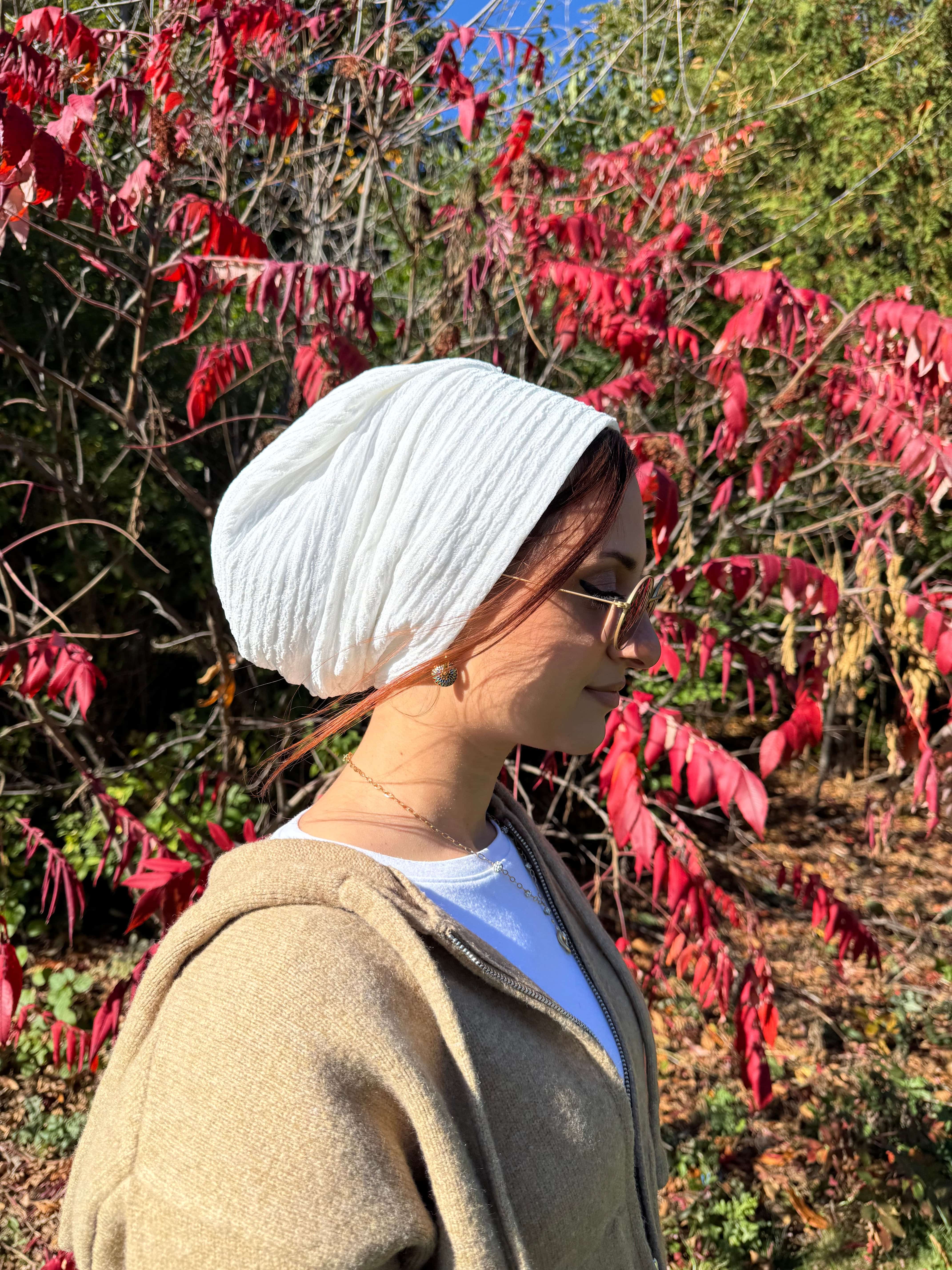 Beanie Rippled - Off White