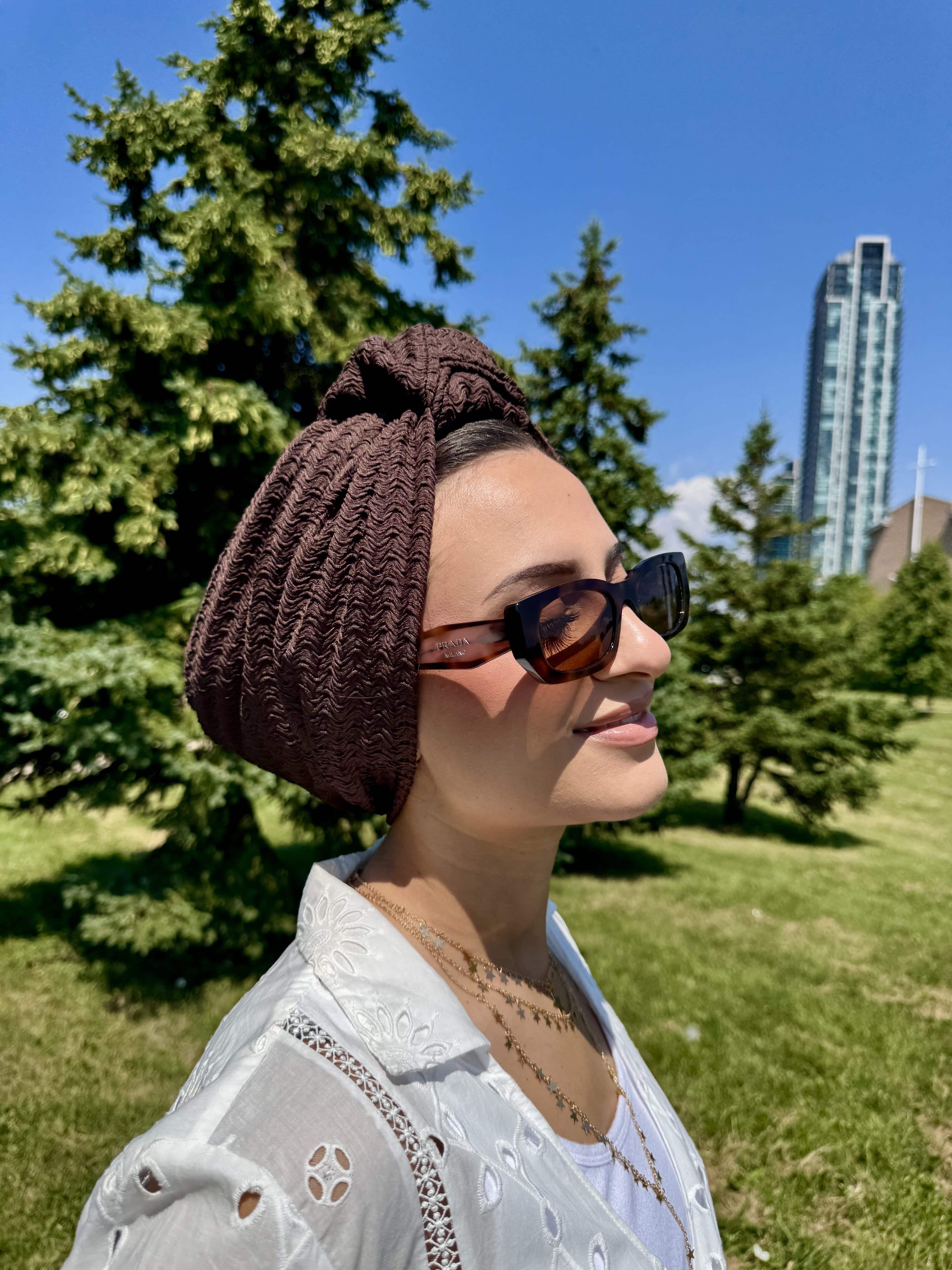 Beanie knot - Chocolate