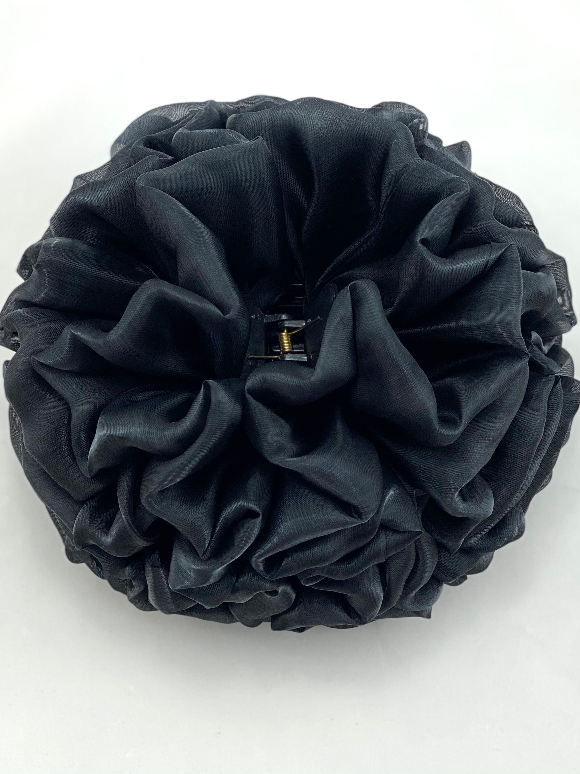 Volumizing Scrunchie Hair Clip - Black - XXL