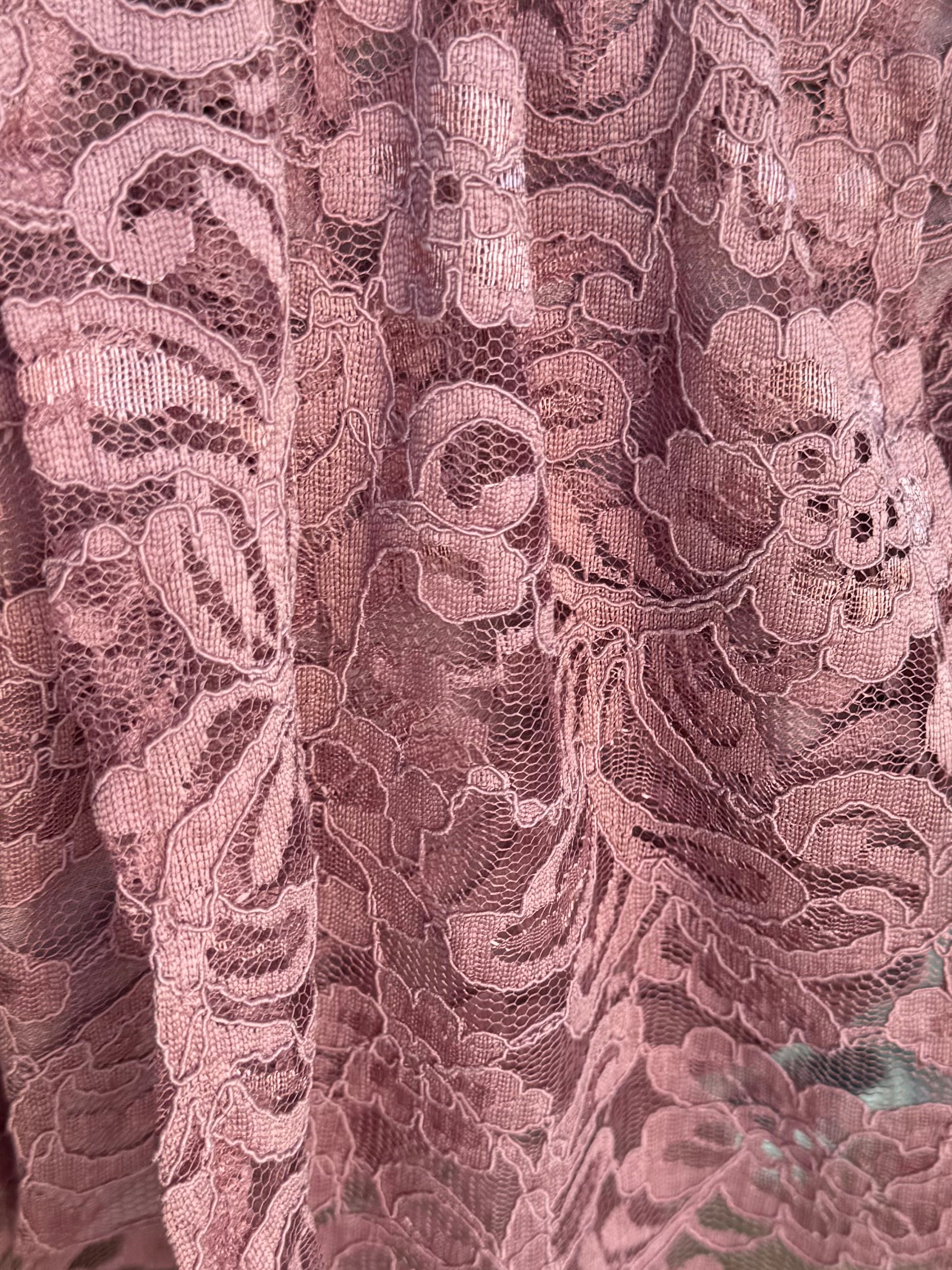 Beanie Wrap Lace - Blush Pink