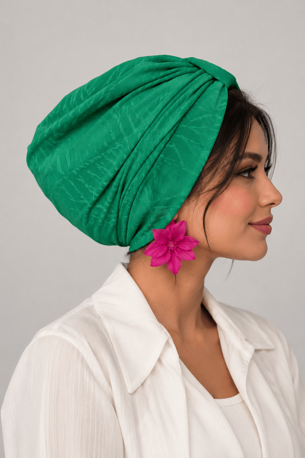 Turban Basic Pleated - Green