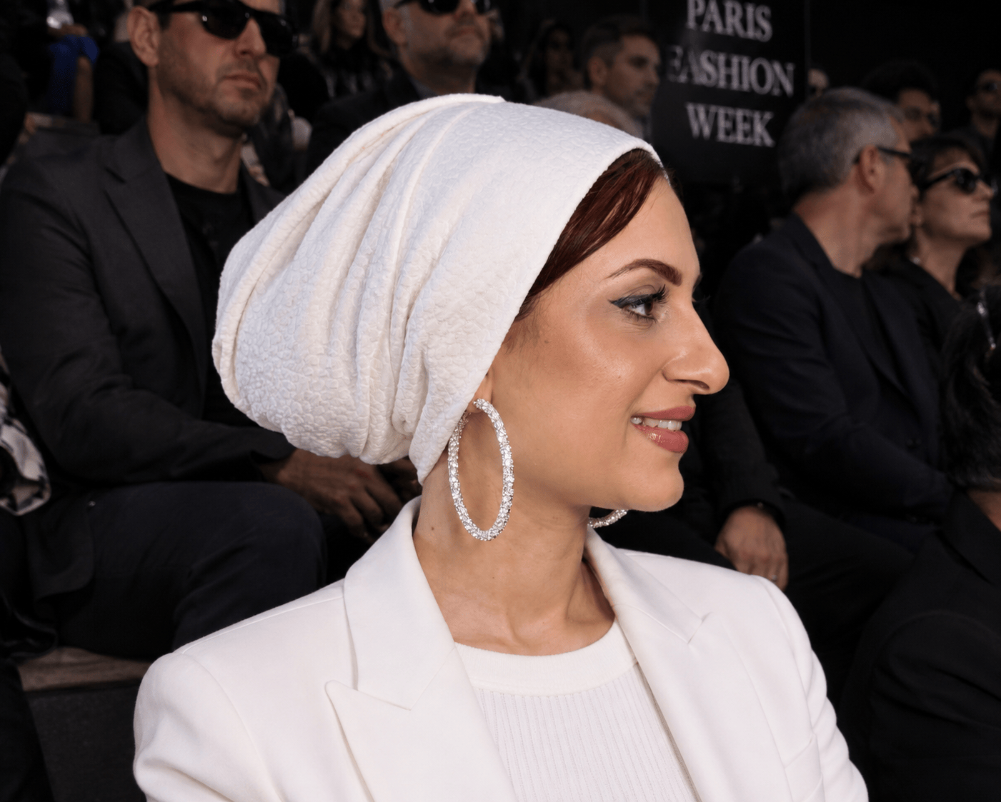 Beanie Printed - Off White