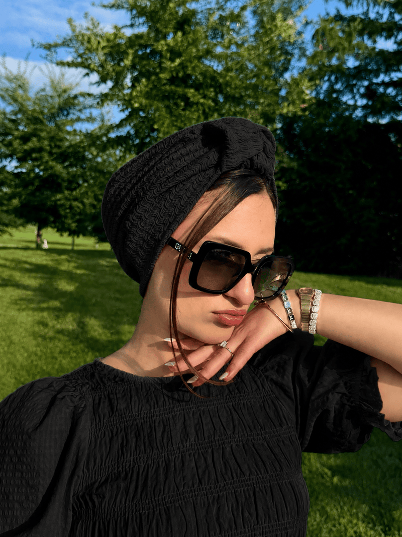 Beanie knot - Black