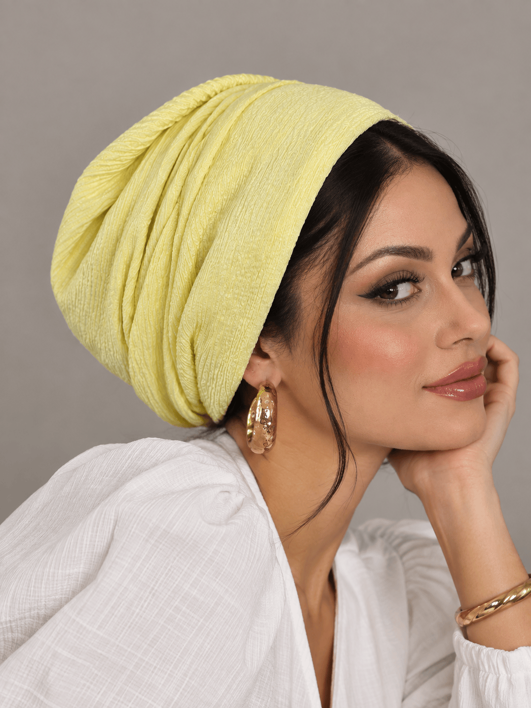 Beanie Rippled - Butter Yellow