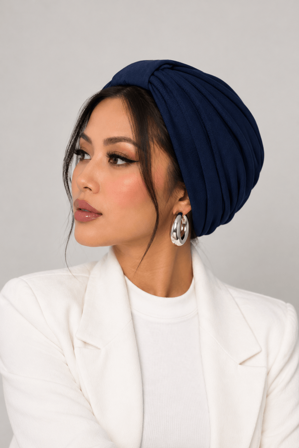 Turban Basic - Dark Night Navy