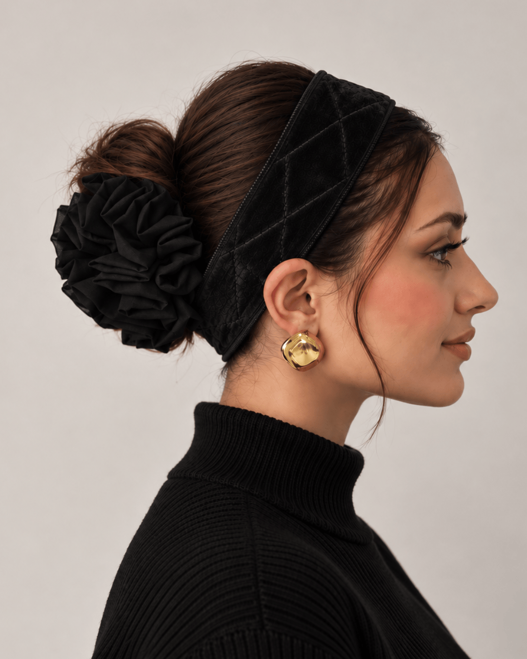 No-Slip Headband - Jet Black