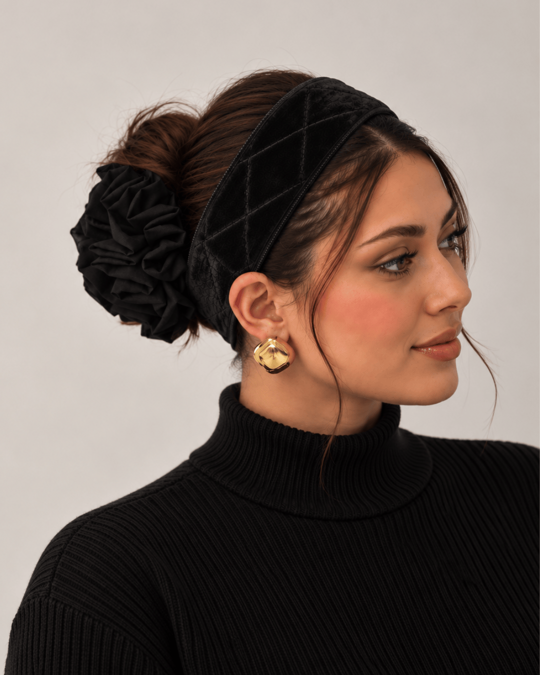 No-Slip Headband - Jet Black
