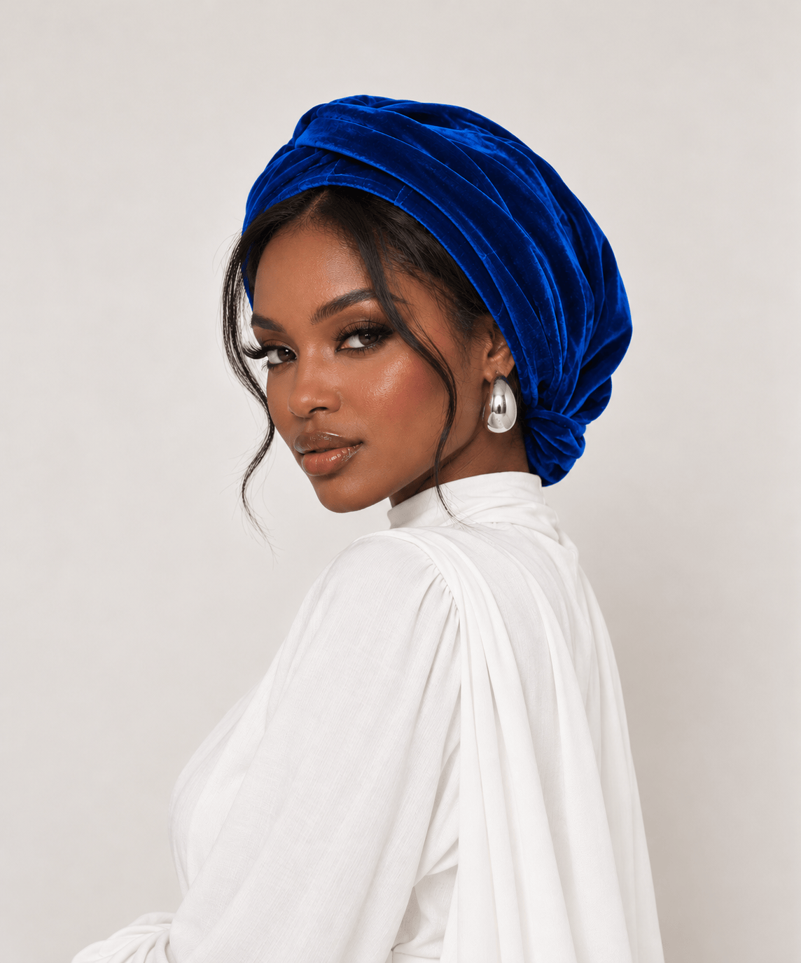 Beanie Velvet Straps - Royal Blue