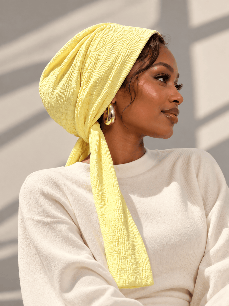 Beanie Wrap - Yellow Sunshine