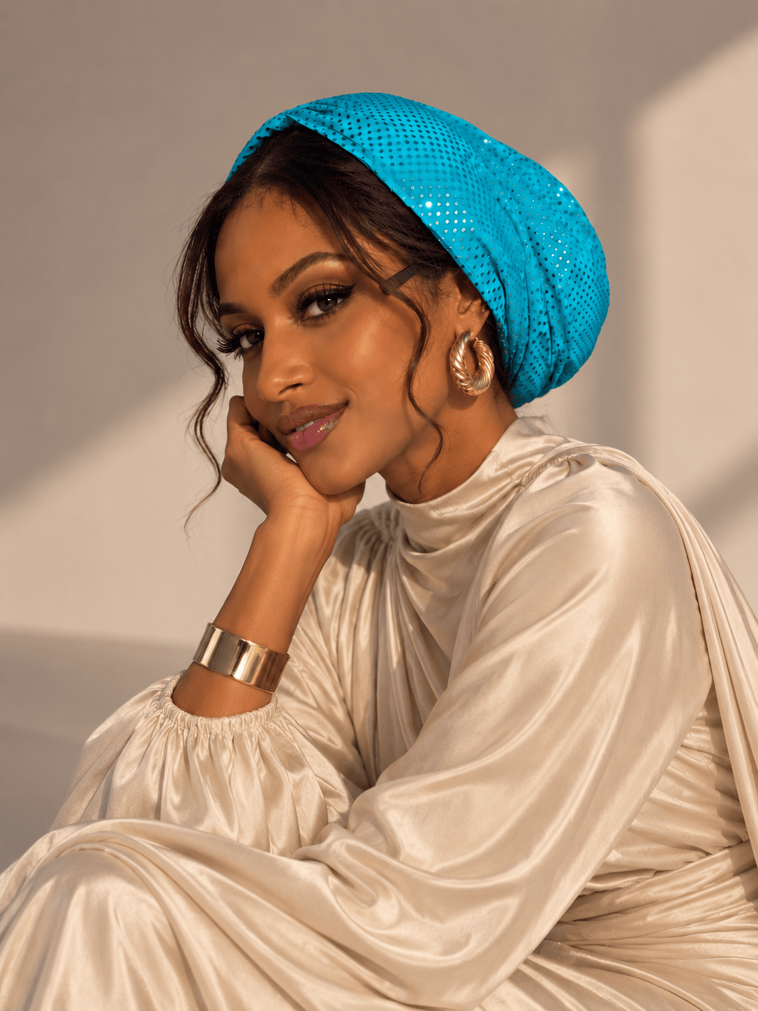 Beanie Shimmer - Teal